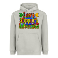 Moon Dust love support advocate Heavyweight Hoodie - Zillion Design Studio