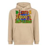 Mushroom love support advocate Heavyweight Hoodie - Zillion Design Studio