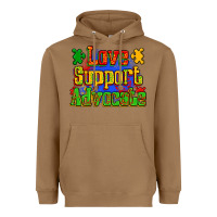 Toasted Coconut love support advocate Heavyweight Hoodie - Zillion Design Studio