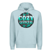 Blue Mist cozy season Premium Hoodie - AdoDesignShop