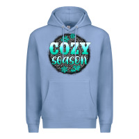 Colony Blue cozy season Premium Hoodie - AdoDesignShop