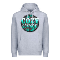 Heather Grey cozy season Premium Hoodie - AdoDesignShop