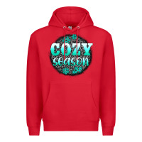 Red cozy season Premium Hoodie - AdoDesignShop