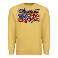 Antique Gold American Teacher Premium Sweatshirt - Neo Western