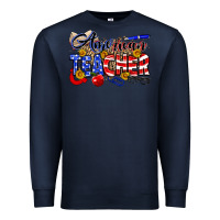 Navy American Teacher Premium Sweatshirt - Neo Western