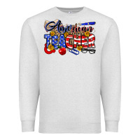 Oatmeal Heather American Teacher Premium Sweatshirt - Neo Western