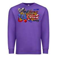 Purple American Teacher Premium Sweatshirt - Neo Western