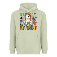 Matcha it's ok to be different Heavyweight Hoodie - Zillion Design Studio