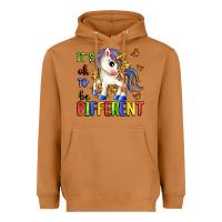 Meerkat it's ok to be different Heavyweight Hoodie - Zillion Design Studio