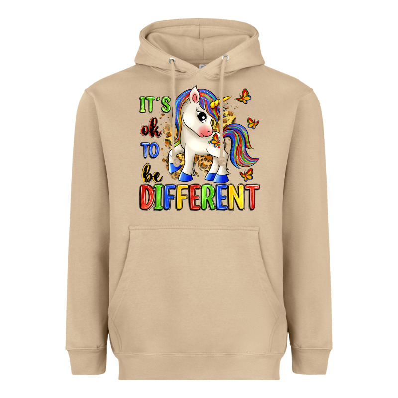 It's Ok To Be Different Heavyweight Hoodie by Zillion Design Studio | Teevron