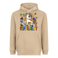 Mushroom it's ok to be different Heavyweight Hoodie - Zillion Design Studio