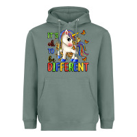 Sage it's ok to be different Heavyweight Hoodie - Zillion Design Studio