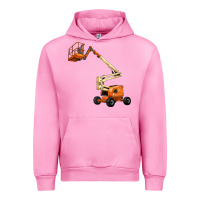 Fuchsia Pink Boom Lift Urban Hoodie - LillyAllenDesigns