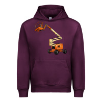 Mauve Wine Boom Lift Urban Hoodie - LillyAllenDesigns