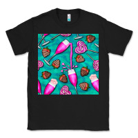 Black valentines day champagne and strawberry Classic Tee - BundleAndBundleShop