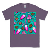 Lavender valentines day champagne and strawberry Classic Tee - BundleAndBundleShop