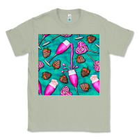 Matcha valentines day champagne and strawberry Classic Tee - BundleAndBundleShop