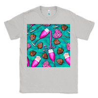 Moon Dust valentines day champagne and strawberry Classic Tee - BundleAndBundleShop