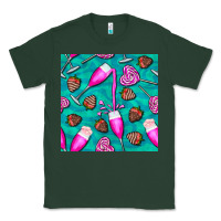 Sports Green valentines day champagne and strawberry Classic Tee - BundleAndBundleShop