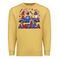 Antique Gold American truck gnomes Premium Sweatshirt - Neo Western