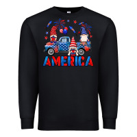 Black American truck gnomes Premium Sweatshirt - Neo Western