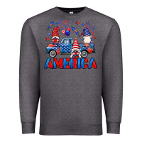 Charcoal Heather American truck gnomes Premium Sweatshirt - Neo Western
