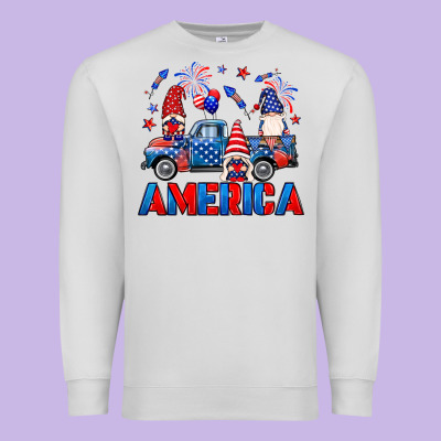 American Truck Gnomes Premium Sweatshirt Designed By Neo Western