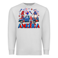 Dove Grey American truck gnomes Premium Sweatshirt - Neo Western