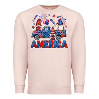 Pale Pink American truck gnomes Premium Sweatshirt - Neo Western