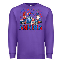 Purple American truck gnomes Premium Sweatshirt - Neo Western