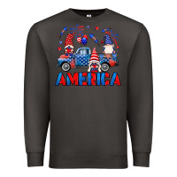 Smoke American truck gnomes Premium Sweatshirt - Neo Western