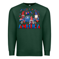 Sports Green American truck gnomes Premium Sweatshirt - Neo Western