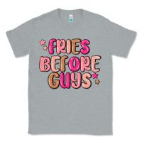 Heather Grey fries before guys Classic Tee - MaliasSmallBusiness