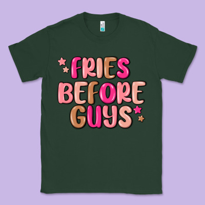 Classic Tee fries before guys