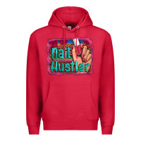 Cardinal nail hustler serape leopard background Premium Hoodie - Artiststas