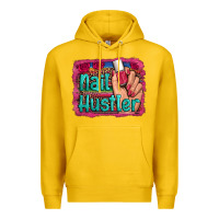 Lemon nail hustler serape leopard background Premium Hoodie - Artiststas