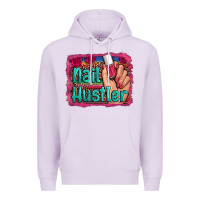 Lilac nail hustler serape leopard background Premium Hoodie - Artiststas