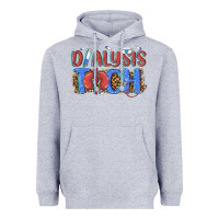 Heather Grey dialysis tech Heavyweight Hoodie - texasbilliewilder