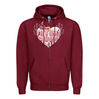 Burgundy future cowgirl Zipper Hoodie - MaliasSmallBusiness