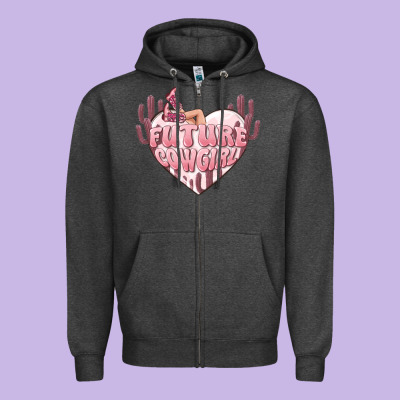 Zipper Hoodie future cowgirl