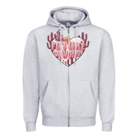 Heather Grey future cowgirl Zipper Hoodie - MaliasSmallBusiness