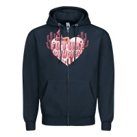 Navy future cowgirl Zipper Hoodie - MaliasSmallBusiness