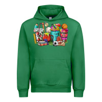 Emerald p.e. teacher coffee cups Urban Hoodie - NancyCooperArtShop