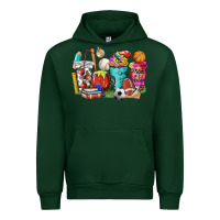 Forest Green p.e. teacher coffee cups Urban Hoodie - NancyCooperArtShop