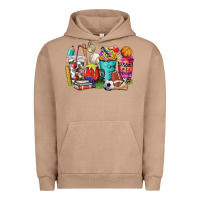 Pigment Burro p.e. teacher coffee cups Urban Hoodie - NancyCooperArtShop