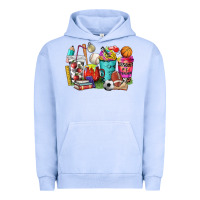 Pigment Grape Ice p.e. teacher coffee cups Urban Hoodie - NancyCooperArtShop