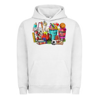 Pigment Lunar Rock p.e. teacher coffee cups Urban Hoodie - NancyCooperArtShop