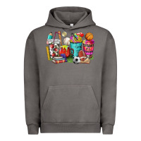 Pigment Tornado p.e. teacher coffee cups Urban Hoodie - NancyCooperArtShop