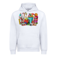 White p.e. teacher coffee cups Urban Hoodie - NancyCooperArtShop