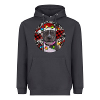 Pitbull And Buffalo Plaid Heavyweight Hoodie | Teevron